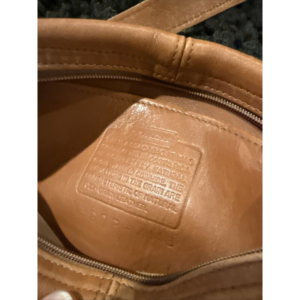Vintage COACH 4148 Brown Leather Original SoHo Mini Bucket Shoulder Bag USA NICE